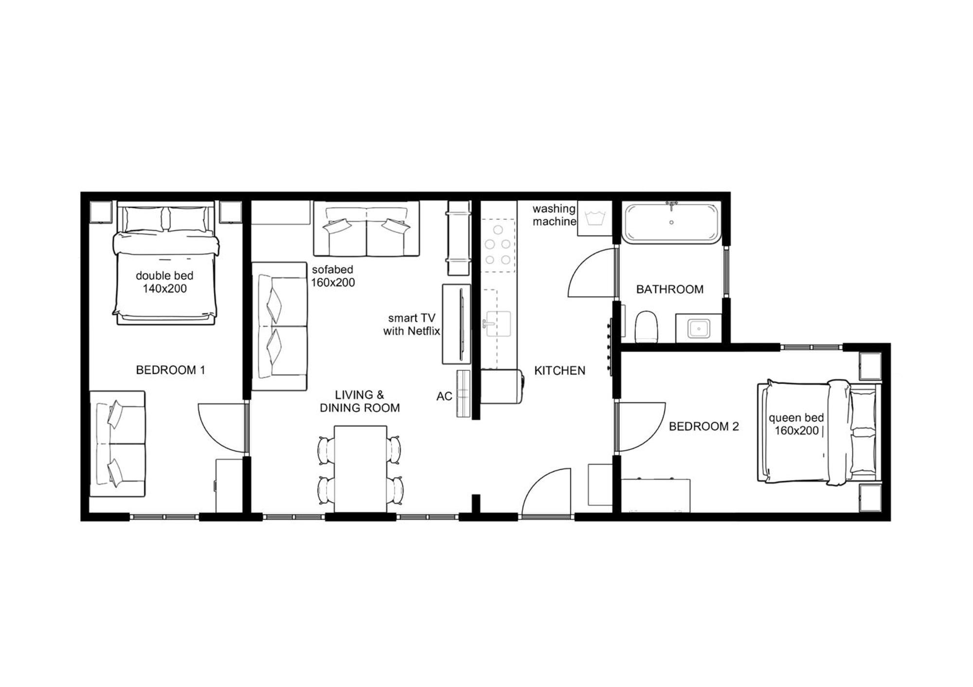 Kalvin 2Bdr Apartment With Ac Budapest Exterior foto